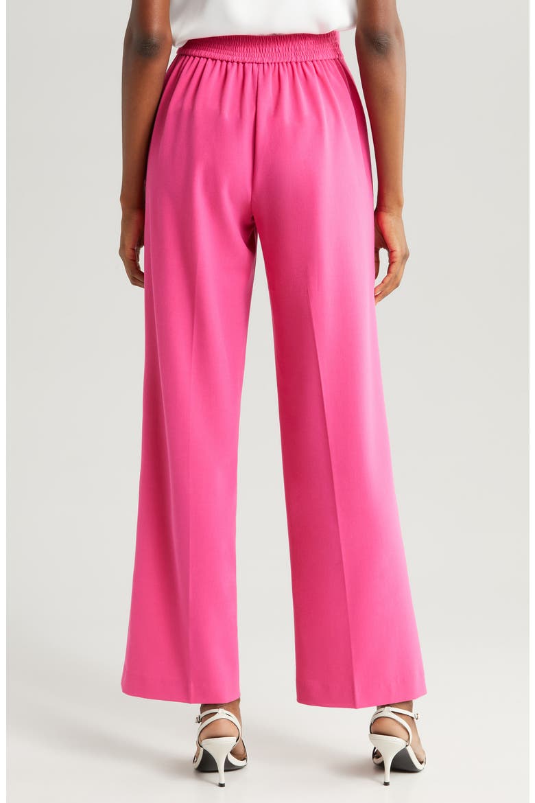 High Waist Wide Leg Pants, Alternate, color, MAGENTA PINK