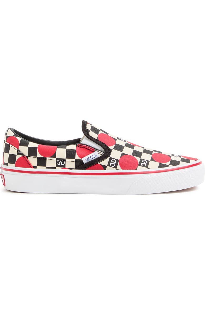 Valentino Garavani x Vans Cherry Slip-On Sneaker, Alternate, color, Yellow Multi