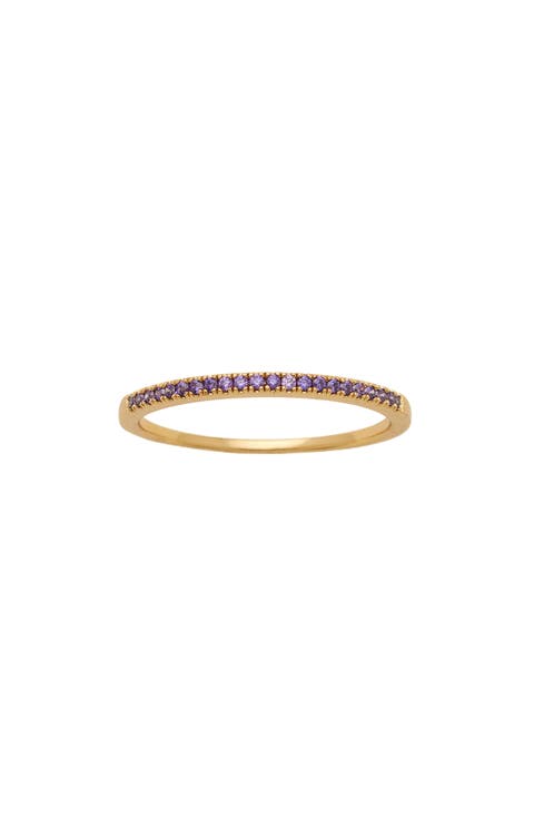 Birthstone Stacking Ring