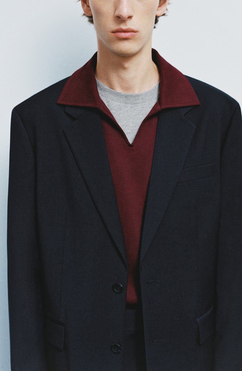 MANGO Regular Fit Suit Blazer, Alternate, color, 