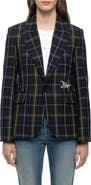 Zadig & Voltaire Vavy Tailleur Tartan Blazer