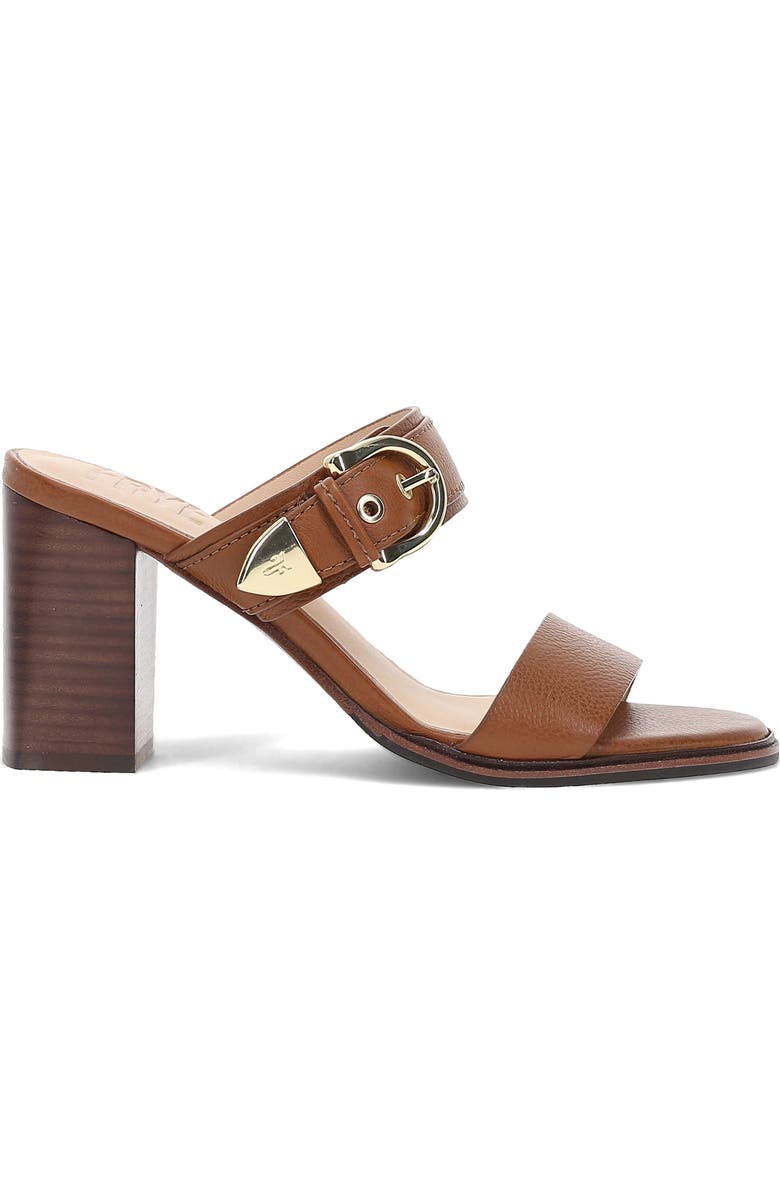 Frye Stella Buckle Sandal, Alternate, color, Dark Latte
