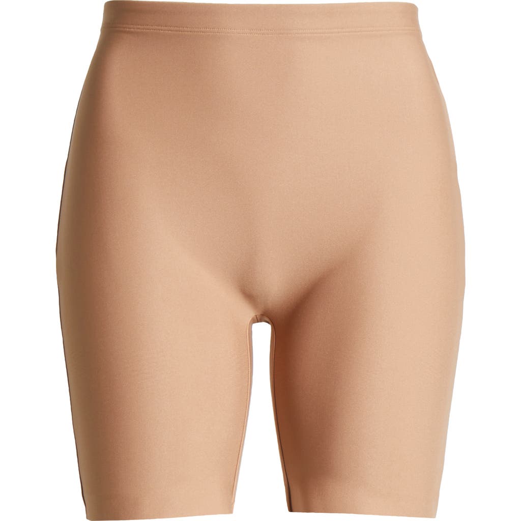 Skims Butt Pad Midthigh Shorts In Sienna