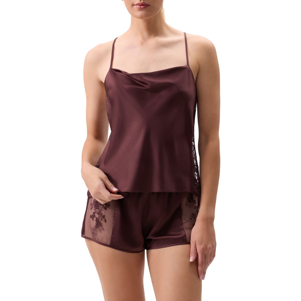 Rya Collection Darling Short Pajamas In Brown
