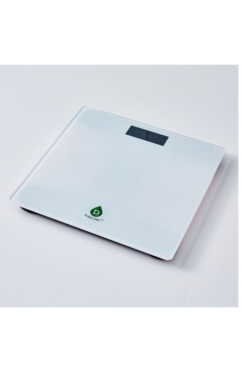 PURSONIC Bathroom Digital Scale, Alternate, color, White