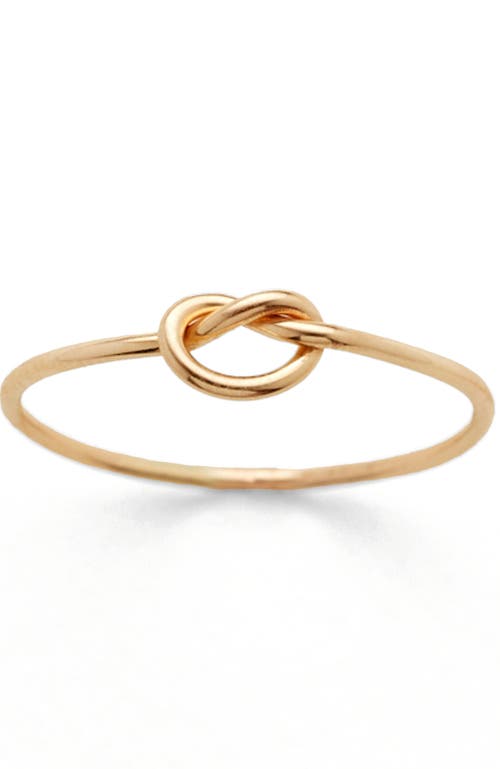 Made By Mary Knot Ring In Gold