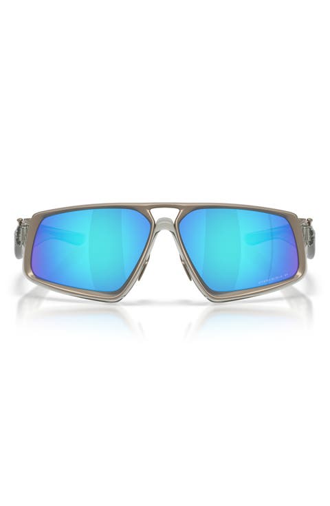 Massillon 61mm Polarized Rectangle Sunglasses