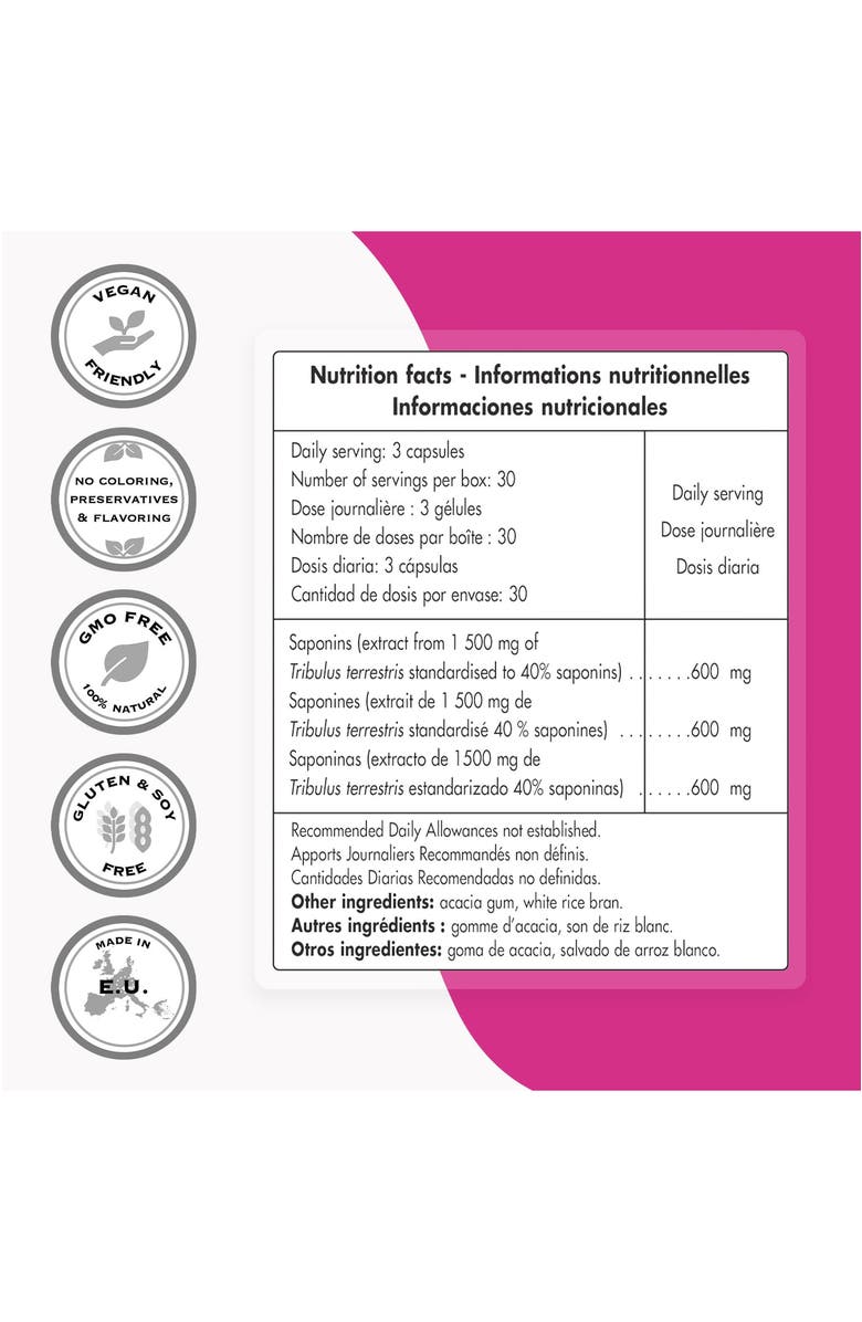 SuperSmart Tribulus Terrestris 1500mg, Alternate, color, NO COLOR