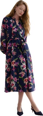 HOBBS LONDON Pippa Floral Midi Dress