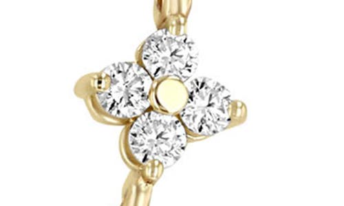 Zoë Chicco 14kt Yellow Gold Station Box Chain Necklace In Gold