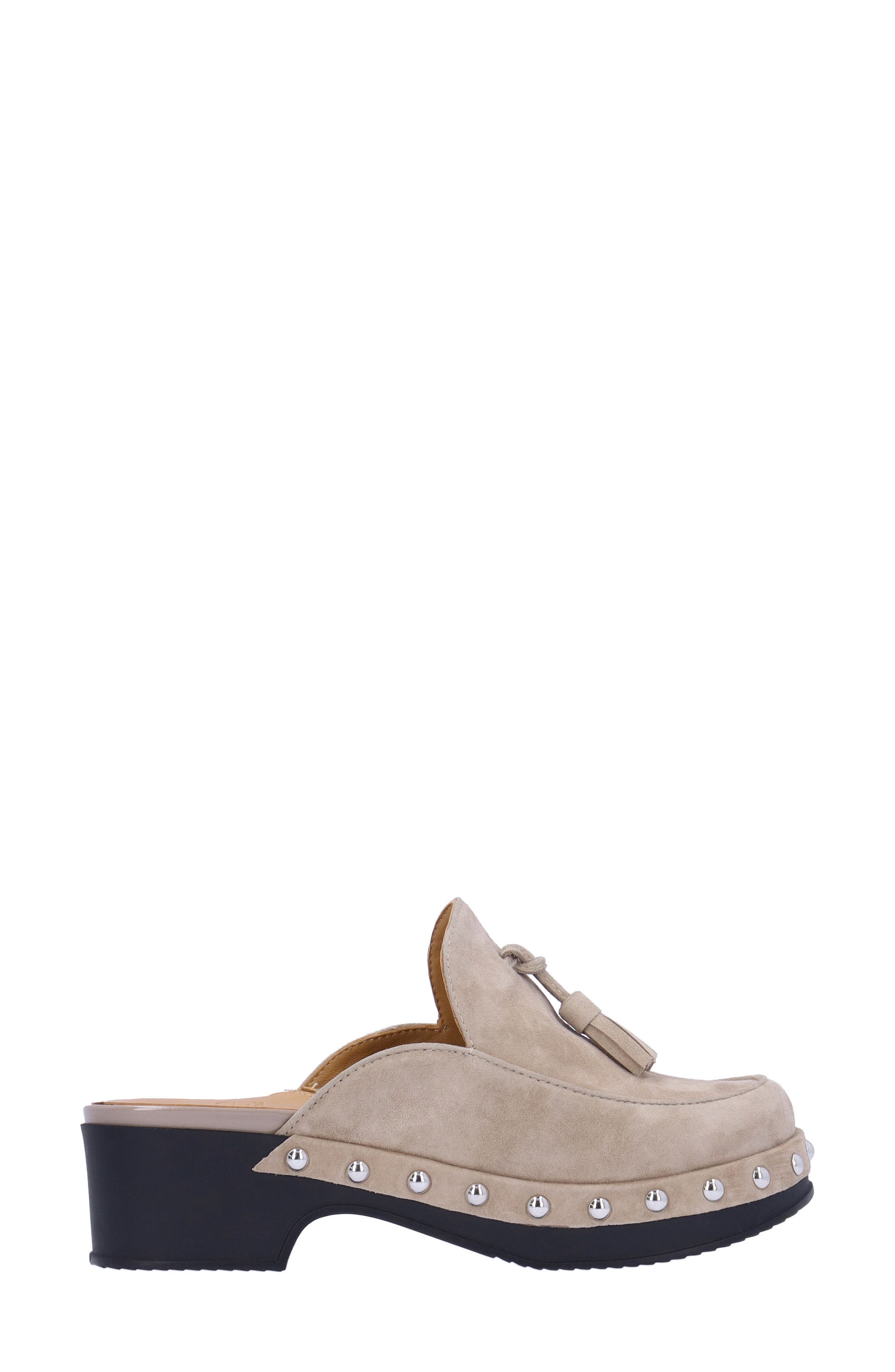 Gracen Studded Clog, Alternate, color, TAUPE