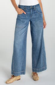 Liverpool Los Angeles Stride High Waist Wide Leg Jeans