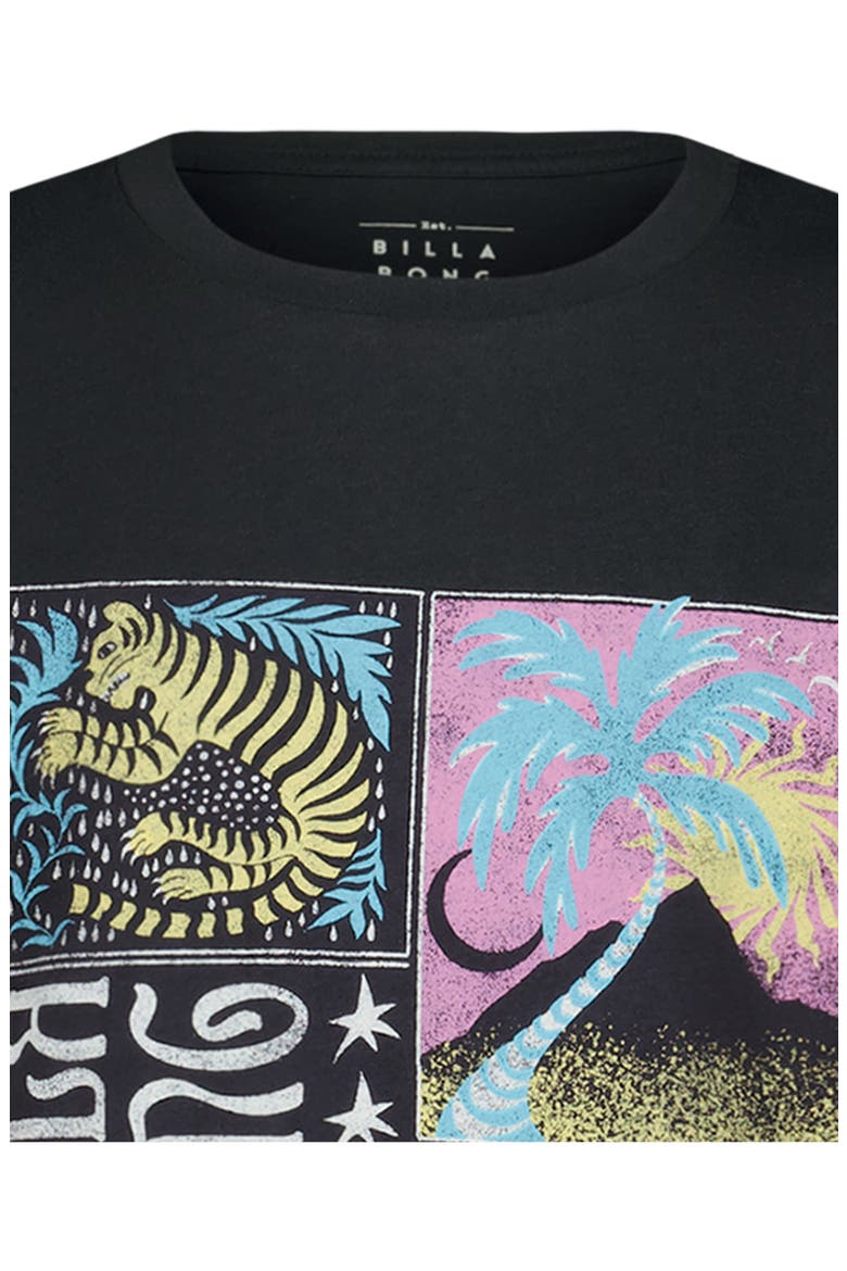 Kids' Daydream Oversize Cotton Graphic T-Shirt, Alternate, color, BLACK