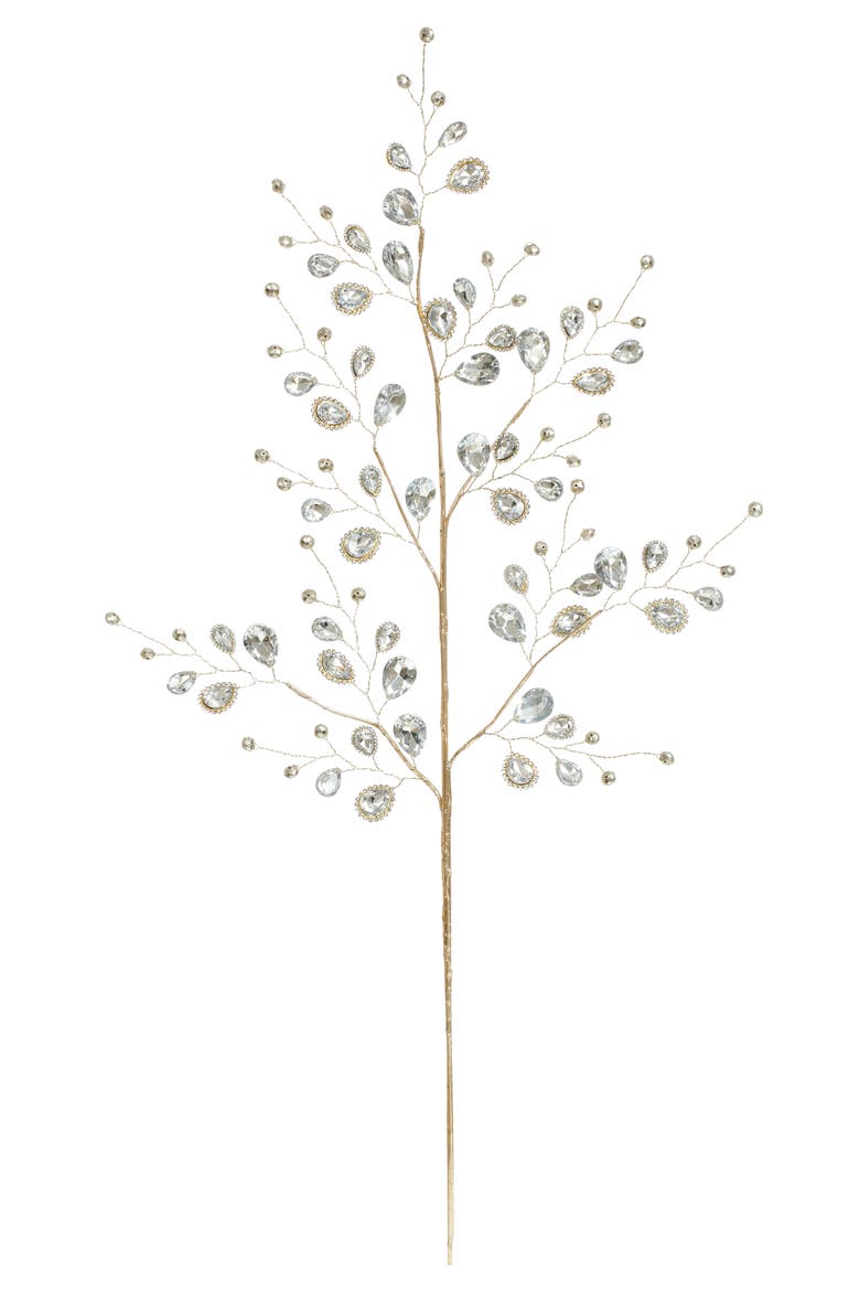 Fancy Teardrop Crystal Spray, Set of 6, Main, color, Silver