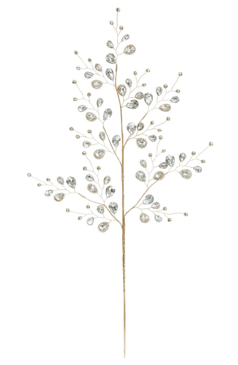 Mark Roberts Fancy Teardrop Crystal Spray, Set of 6, Main, color, Silver