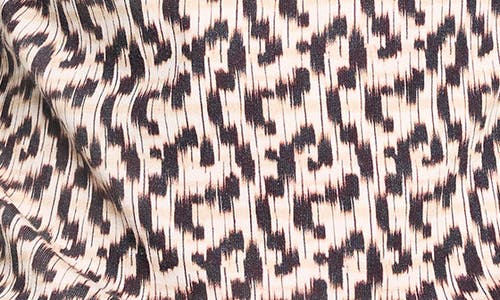 Nzt By Nic+zoe Printed Long Sleeve Cotton T-shirt In Neutral