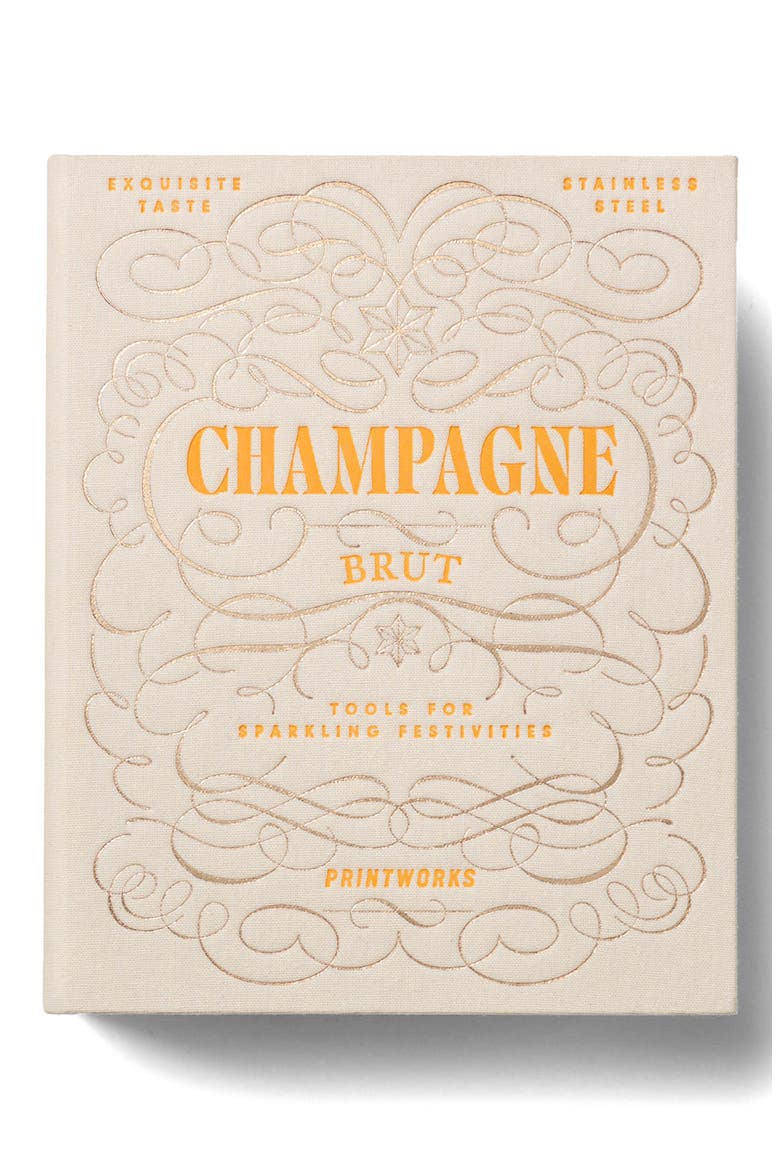 The Essentials Champagne Tools Gift Set, Main, color, BEIGE