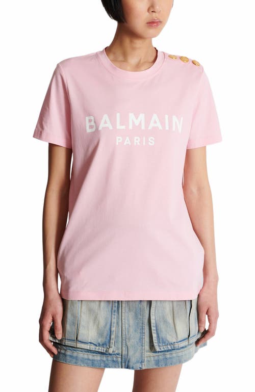 Balmain T Shirts And Polos Pink In Pink