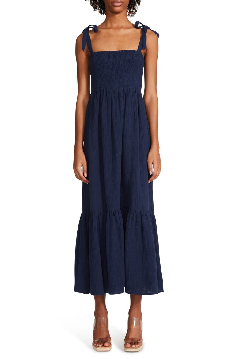 Madison Sleeveless Maxi Dress, Main, color, OILSLICK