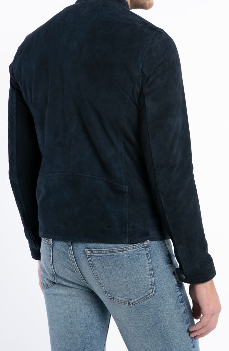 PINO BY PINOPORTE Suede Bomber Jacket, Alternate, color, 