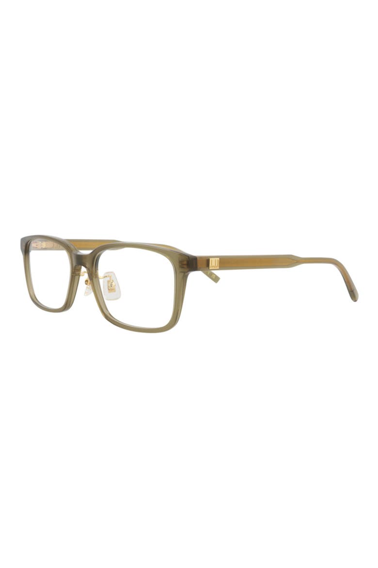 54mm Rectangular Optical Glasses, Alternate, color, BROWN TRANSPARENT