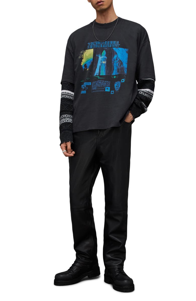 AllSaints Radiance Oversize Graphic T-Shirt, Alternate, color, 