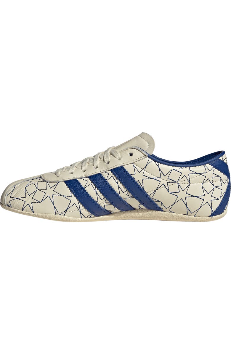 adidas Tokyo Embroidered Low Top Sneaker, Alternate, color, Cream White/ Royal/ Gold