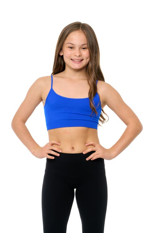 Malibu Sugar Solid Bra Cami In Blue