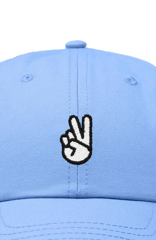 DALIX DALIX PEACE SIGN EMBROIDERED DAD HAT 