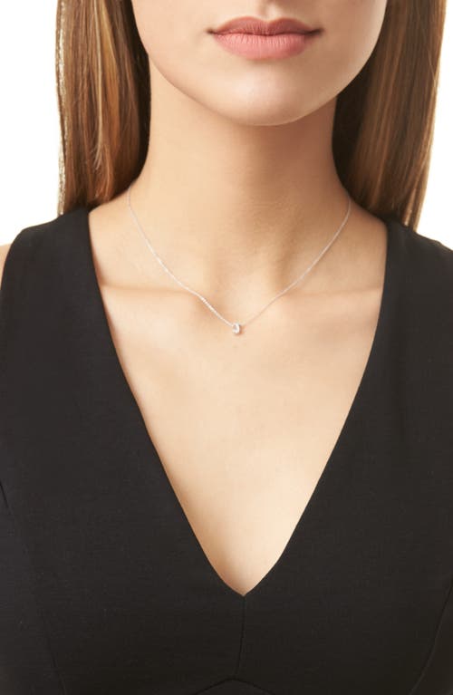 Bony Levy Diamond Pavé Initial Pendant Necklace In 18k White Gold - J