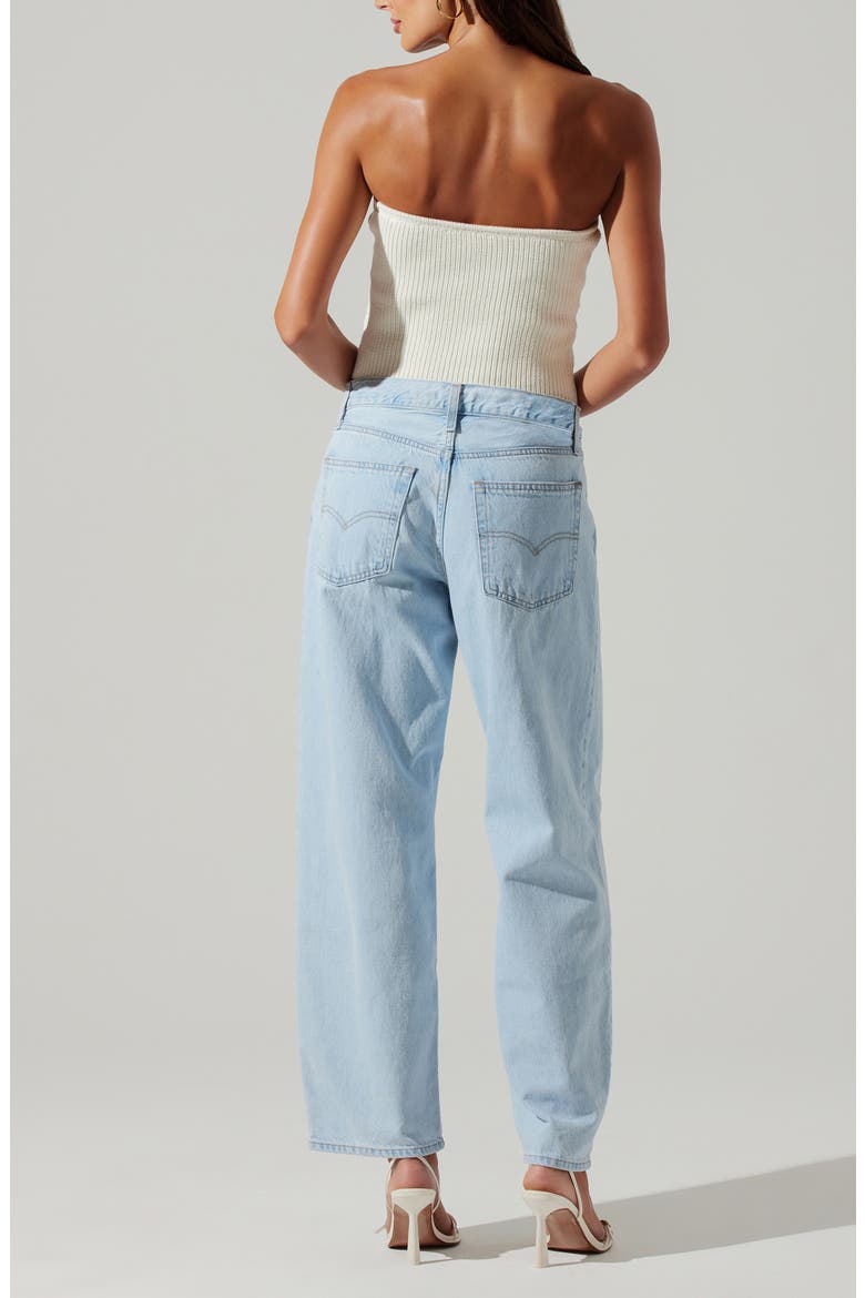 Kailess Strapless Sweater, Alternate, color, OFF WHITE