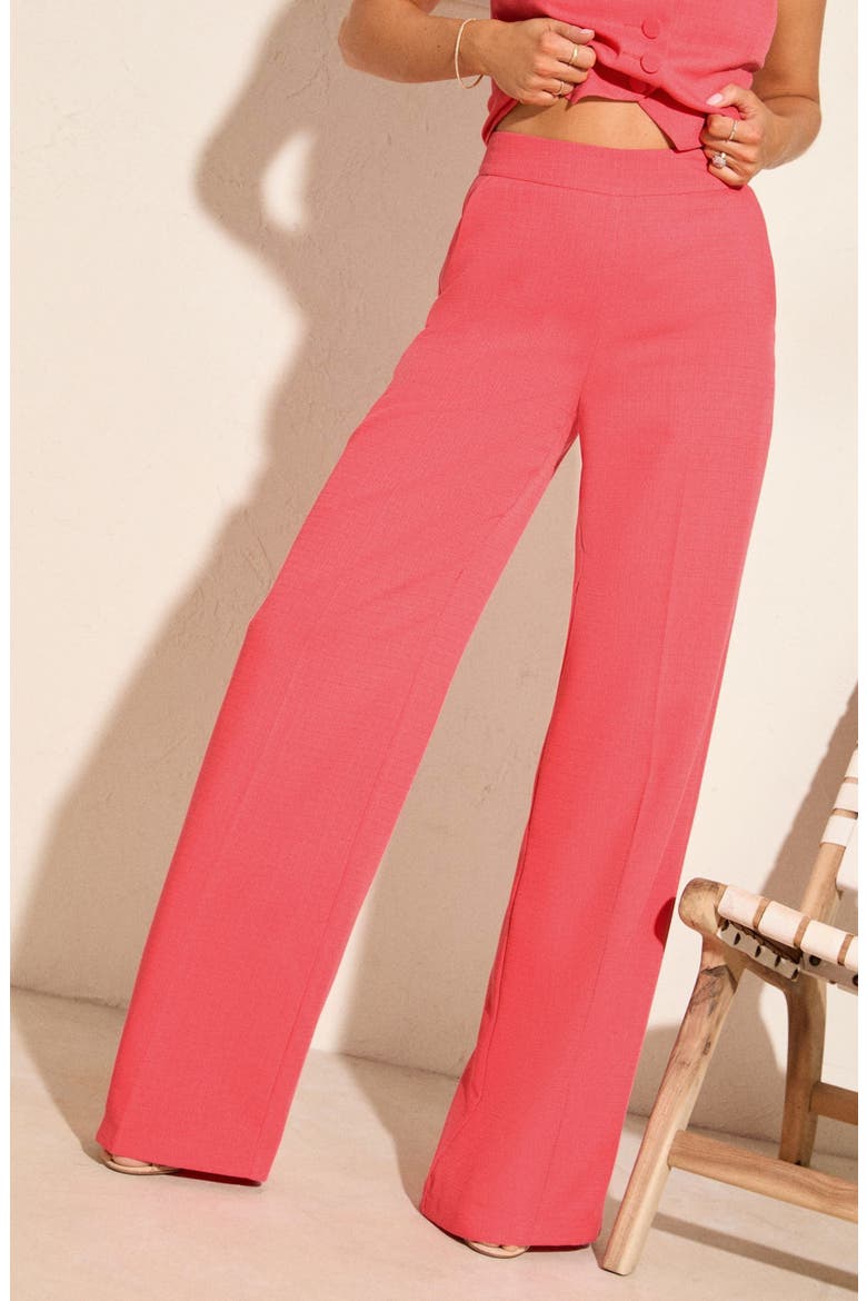 Wide Leg Pants, Alternate, color, PINK