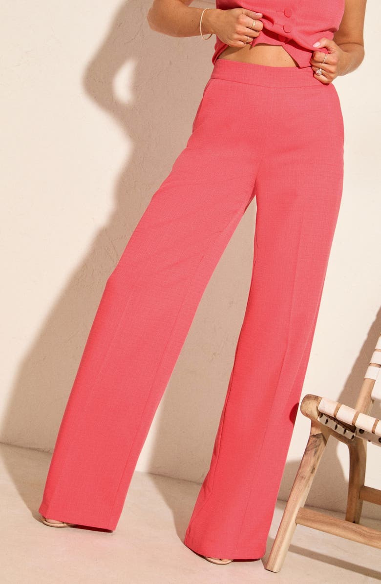 Friends Like These Wide Leg Pants, Alternate, color, Pink