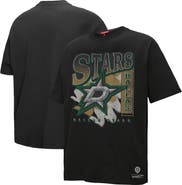 Mitchell & Ness Women's Mitchell & Ness Black Dallas Stars Choppy Ice Boyfriend T-Shirt
