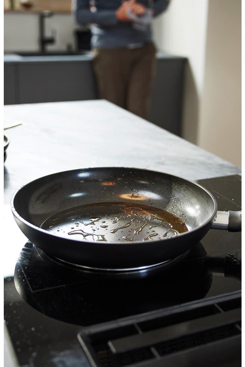 Ceramic Frying Pan, 8", 1.2 qt, Alternate, color, Black