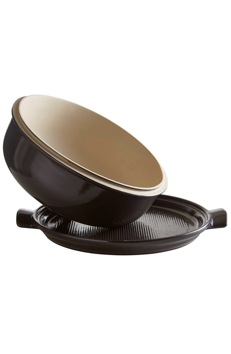 Emile Henry Flame Bread Cloche, Alternate, color, Charcoal