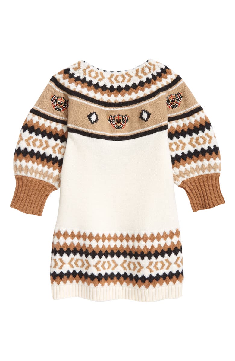 Burberry Kid's Beckie Wool Sweater Dress, Alternate, color, 
