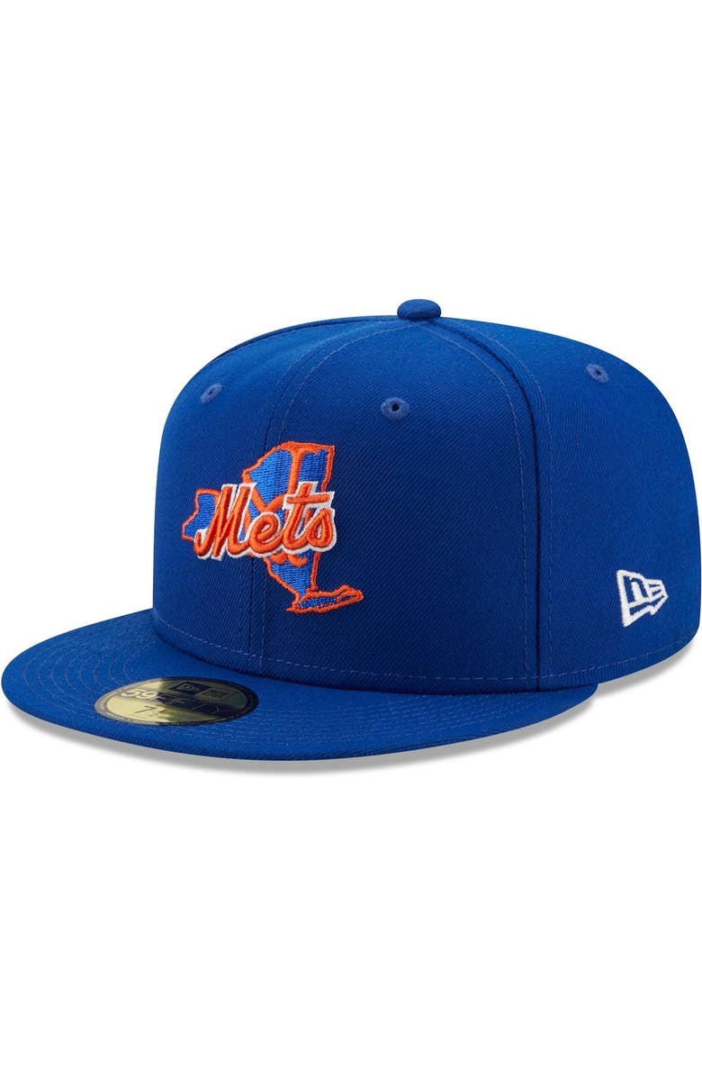 New Era Men's New Era Royal New York Mets Local II 59FIFTY Fitted Hat, Alternate, color, 