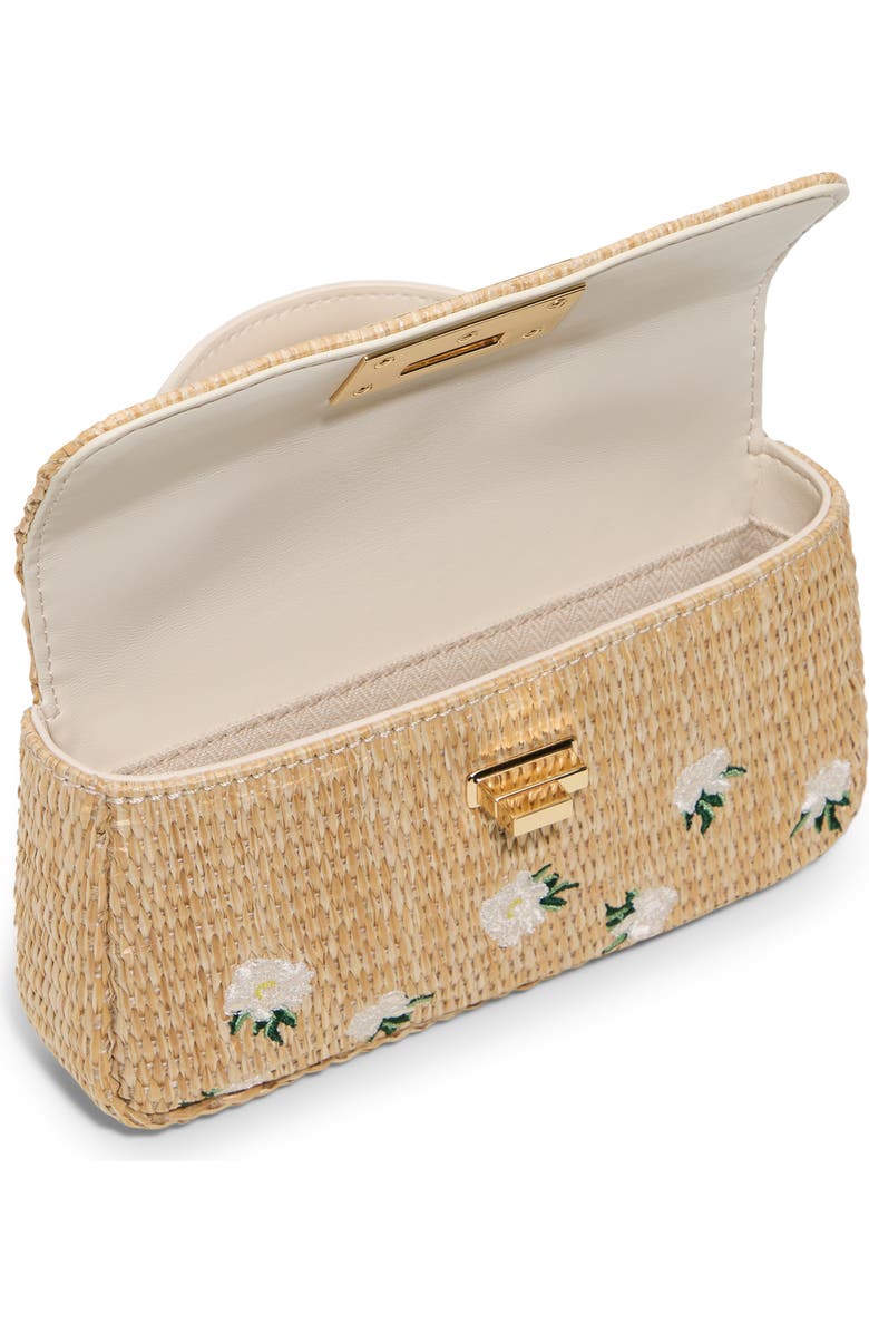 Ted Baker Ella Floral Embroidered Crossbody Bag, Alternate, color, Natural/ White