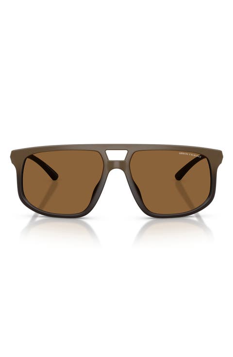 58mm Pilot Sunglasses