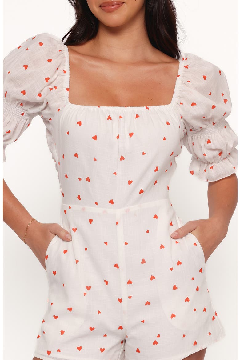 Emerson Cotton Romper, Alternate, color, DITSY HEART