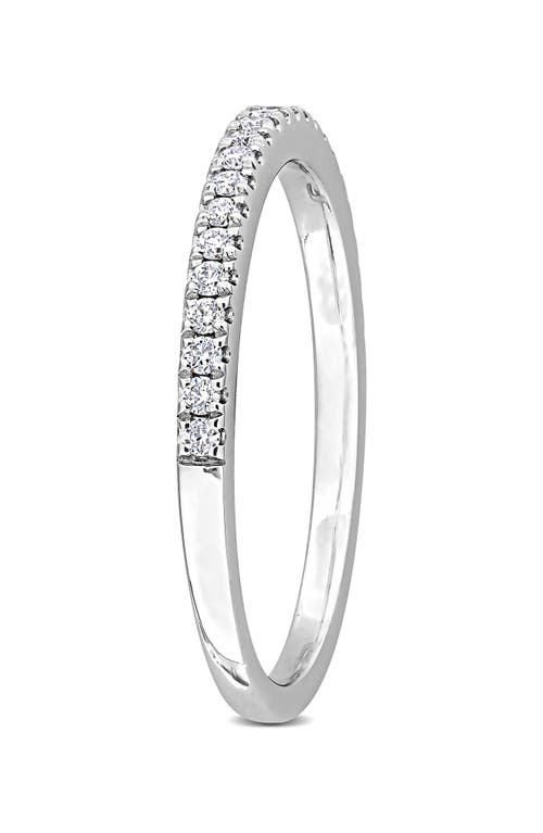 Created Forever 14k White Gold Lab Grown Diamond Band Ring In Metallic