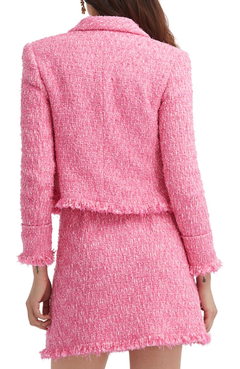 Oscar de la Renta Ribbon Tweed Jacket, Alternate, color,