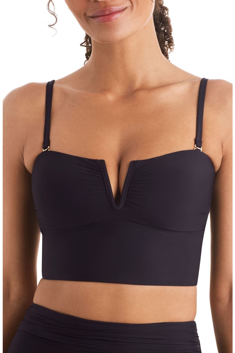 Finn Midkini Swim Top, Main, color, BLACK
