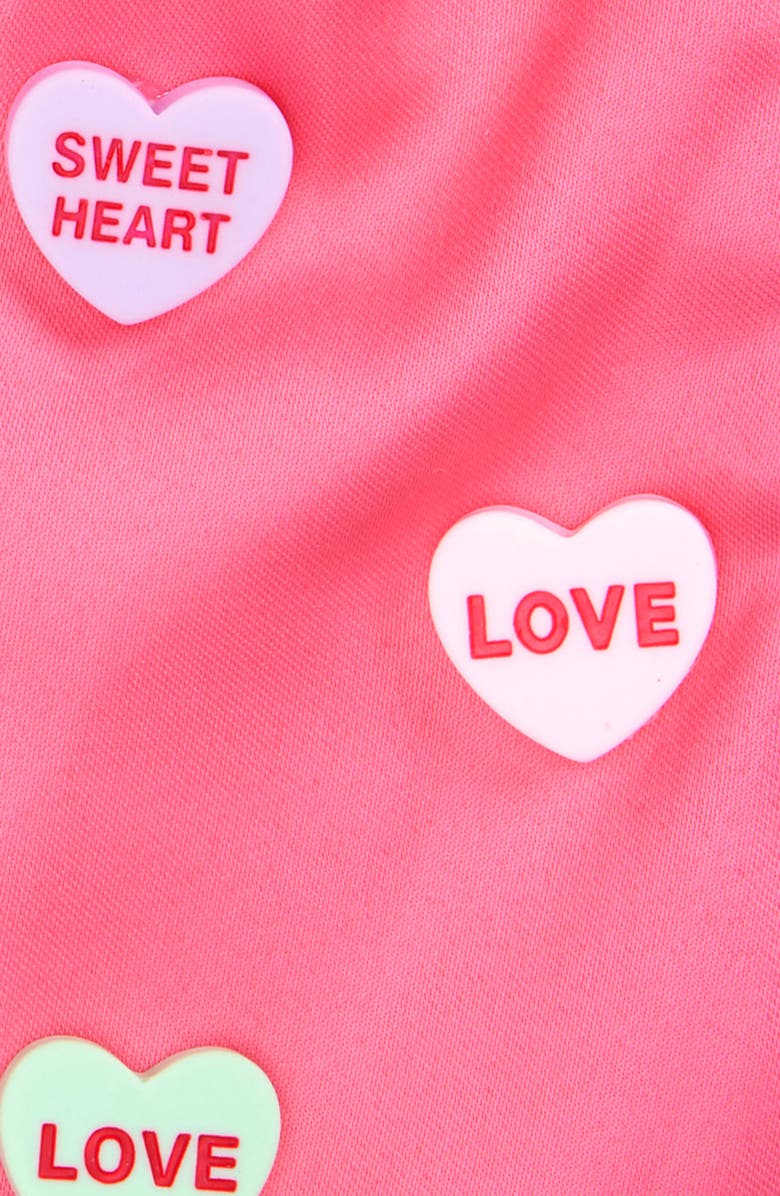 Capelli New York Candy Heart Bow Hair Clip, Alternate, color, Pink Combo