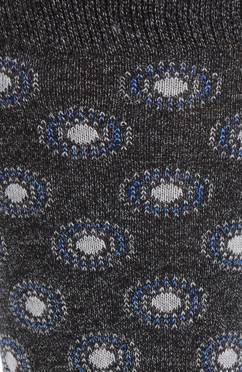 Mercerized Cotton Blend Dress Socks