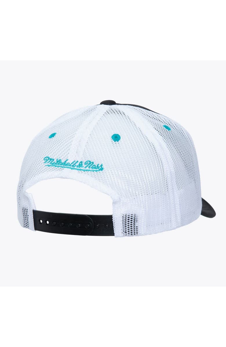 Mitchell & Ness Men's   Black Florida Marlins Sideline Trucker Adjustable Hat, Alternate, color, 