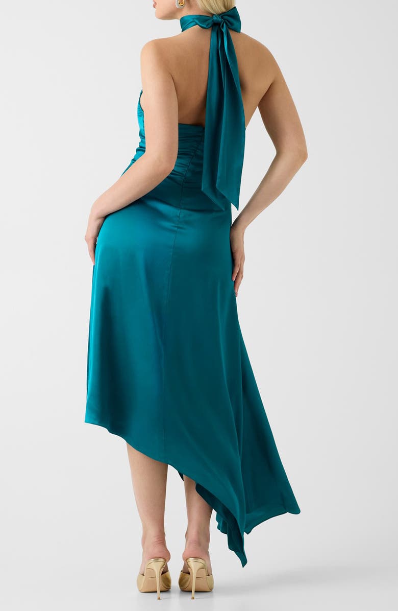 Marciano Evelina Sleeveless Halter Midi Dress, Alternate, color, 