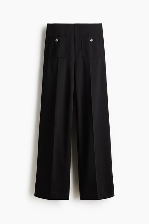 Straight-leg Trousers