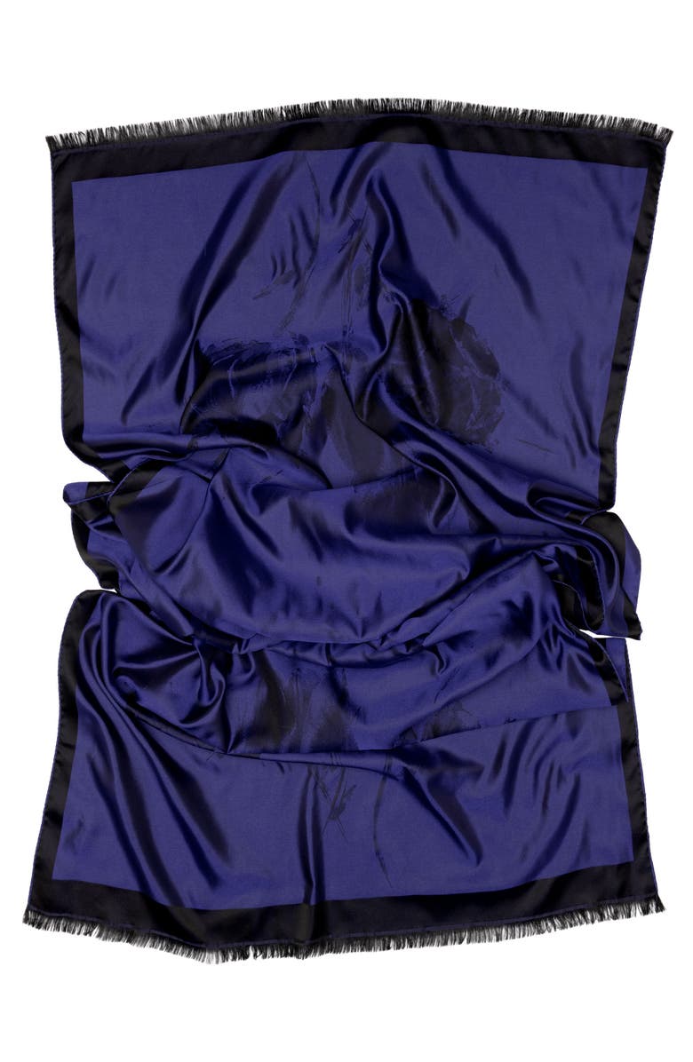 Elizabetta Fortuna - Silk Scarf/Shawl for Women, Alternate, color, Sapphire